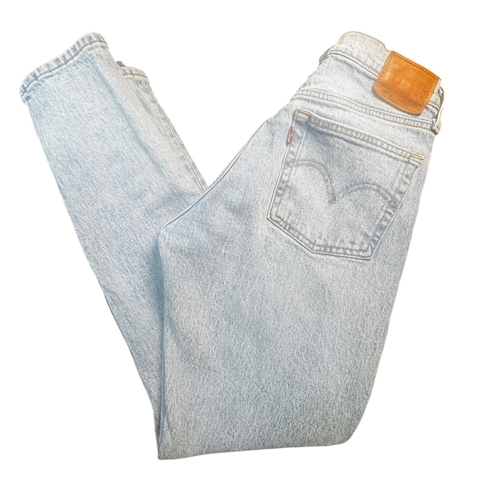 Levi's Premium 501 Skinny Jeans Women's 26x28 Light Wash High Rise Button Fly